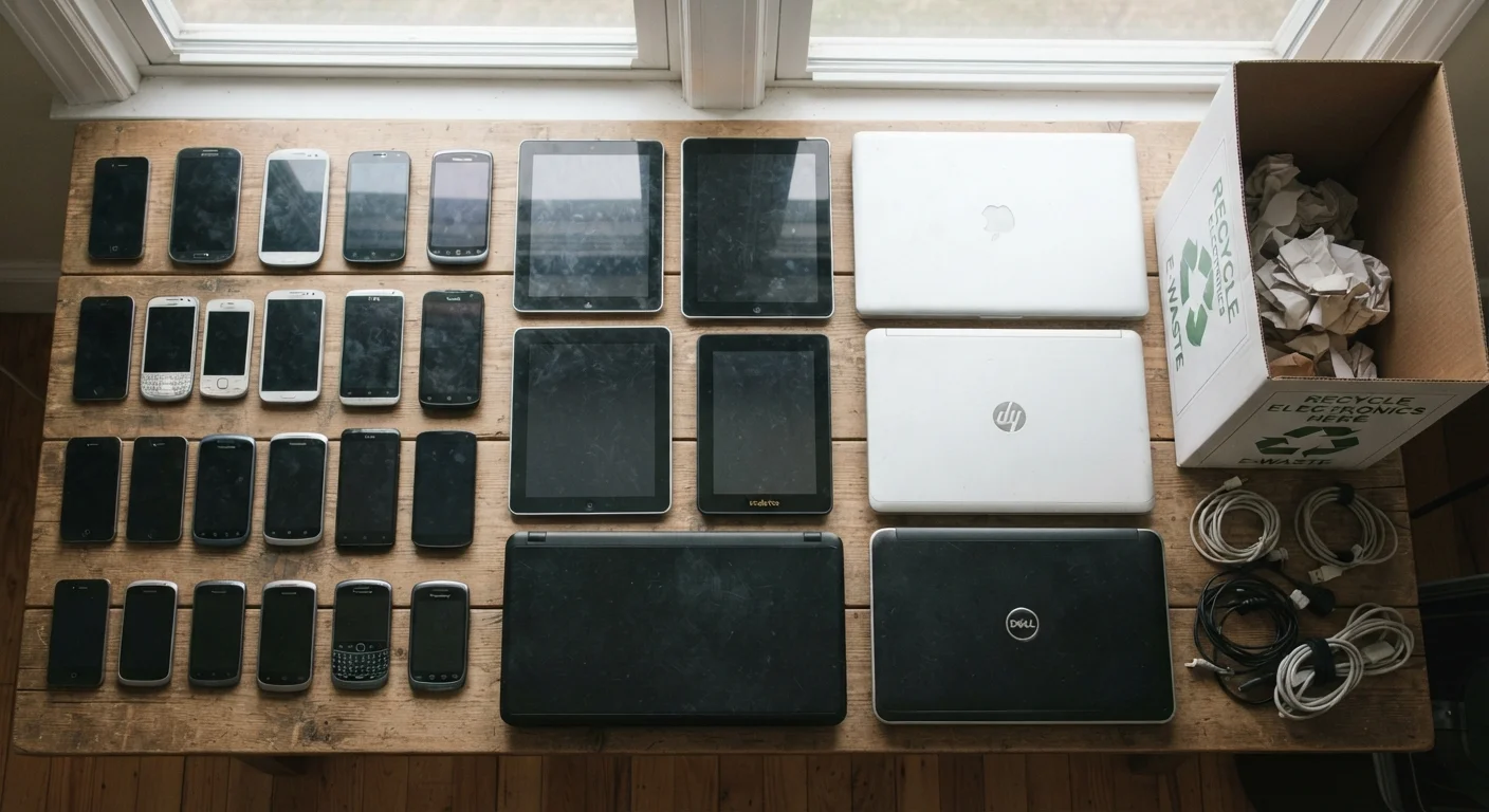 Before You Recycle Old Electronics: A Household Checklist
